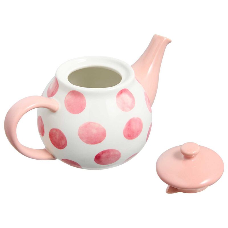 Maxwell & Williams Olde English Teapot 650ml Pink Spot Gift Boxed image number 1